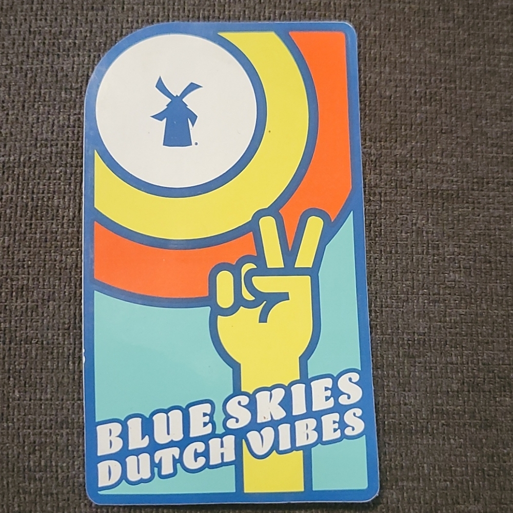 Dutch Bros multi color stickers